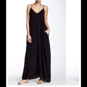 Lovestitch gauzy black maxi dress size Med/Lg